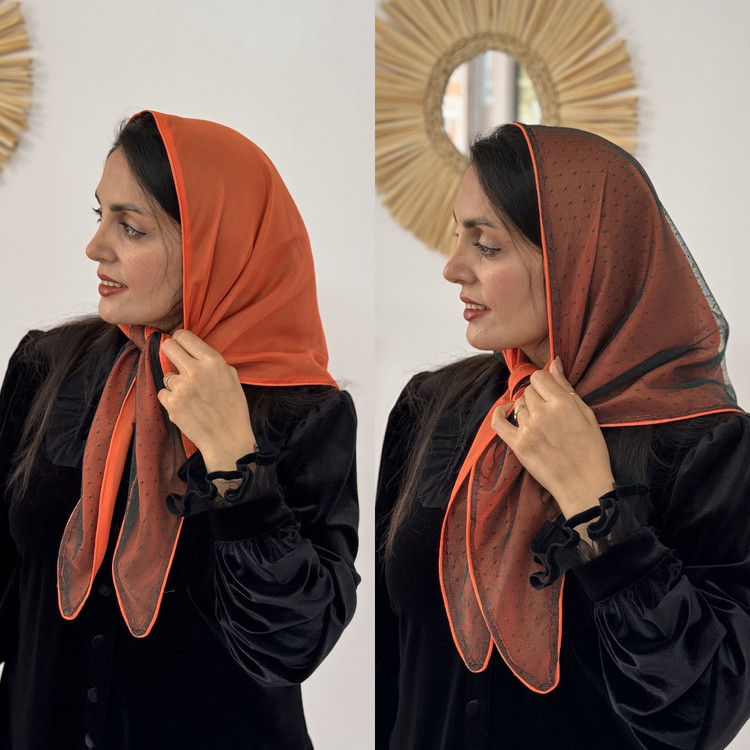 روسری تور خالدار دورو(۱۰۵۲)