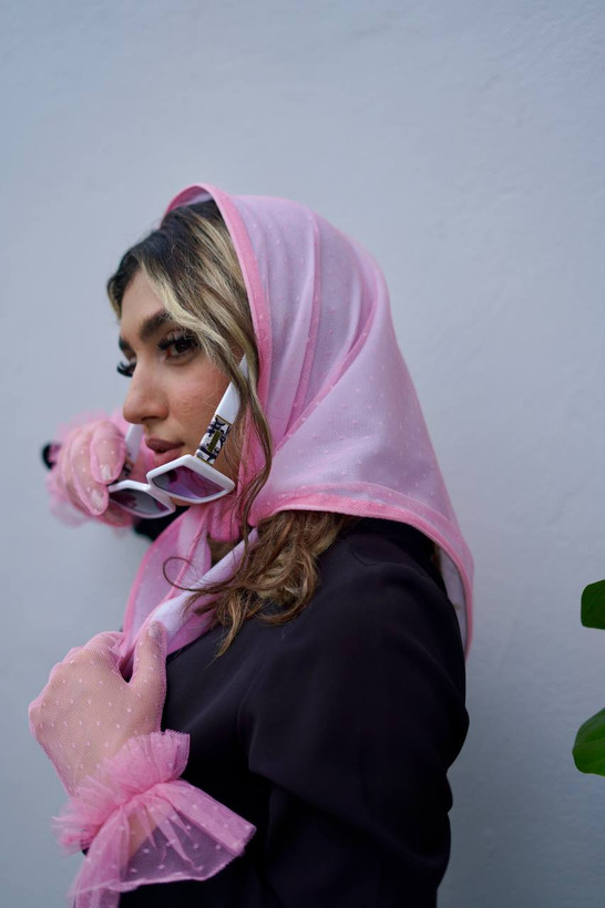 روسری تور خالدار دورو(۱۰۵۲)