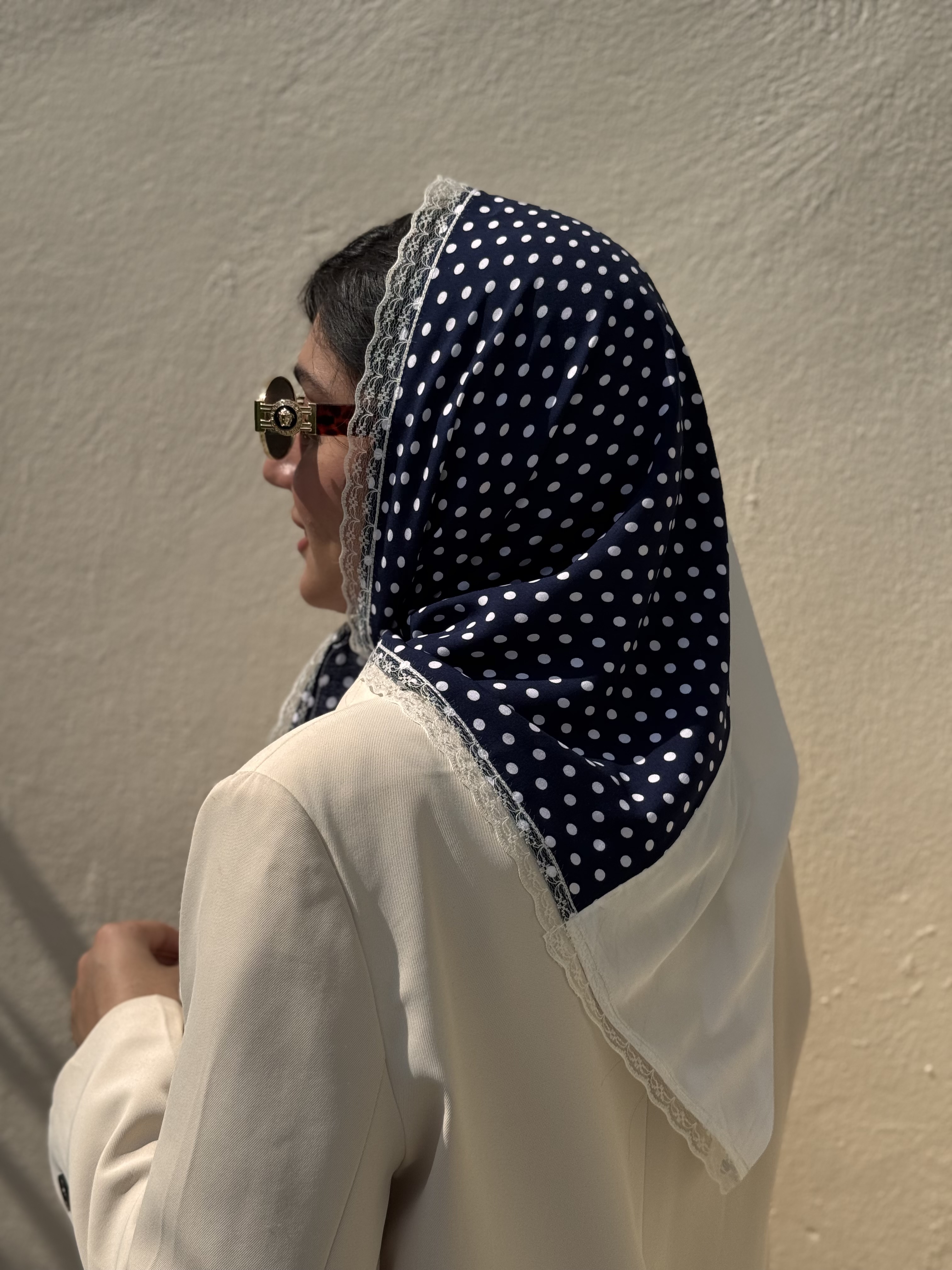 روسری تیکه دوزی