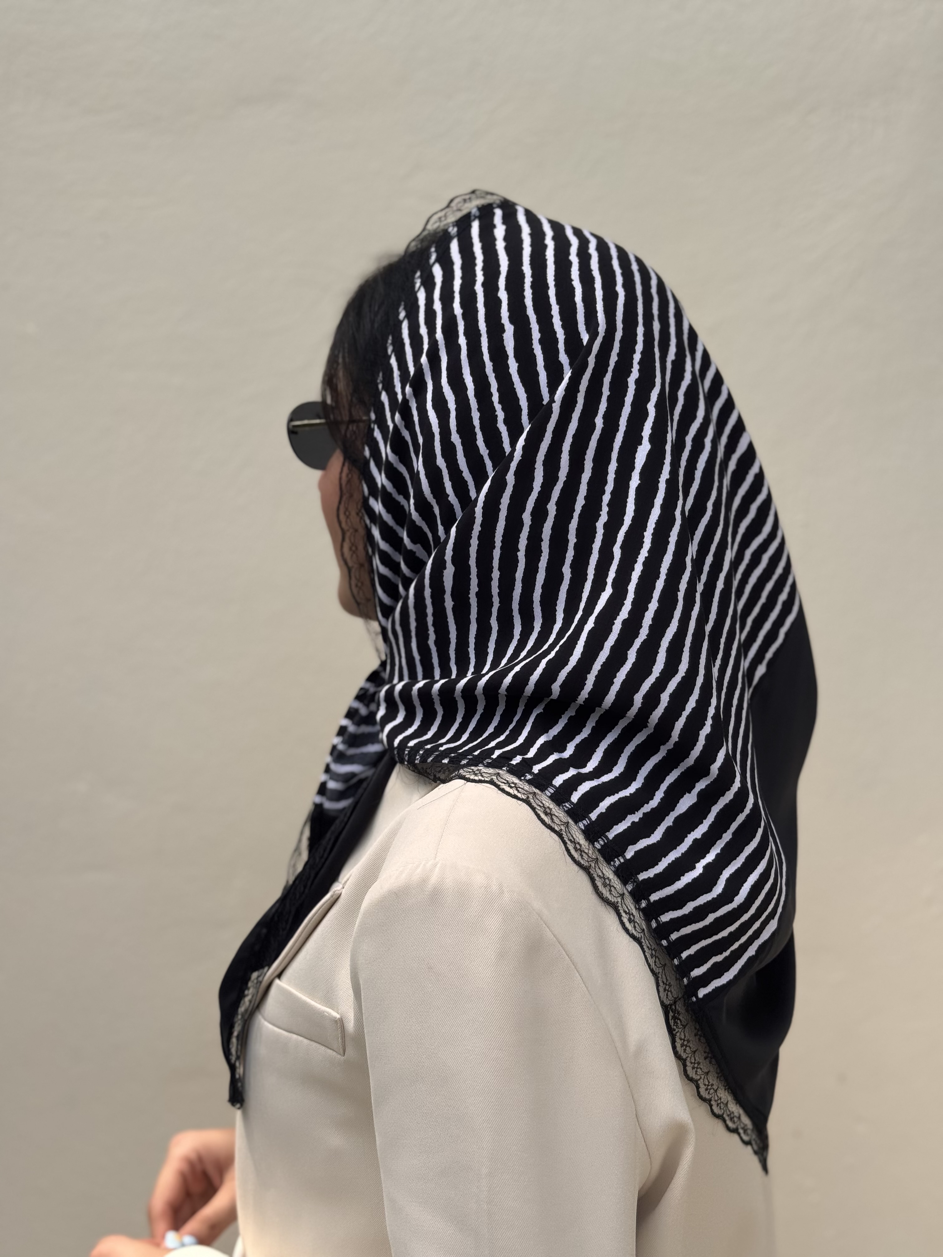روسری تیکه دوزی