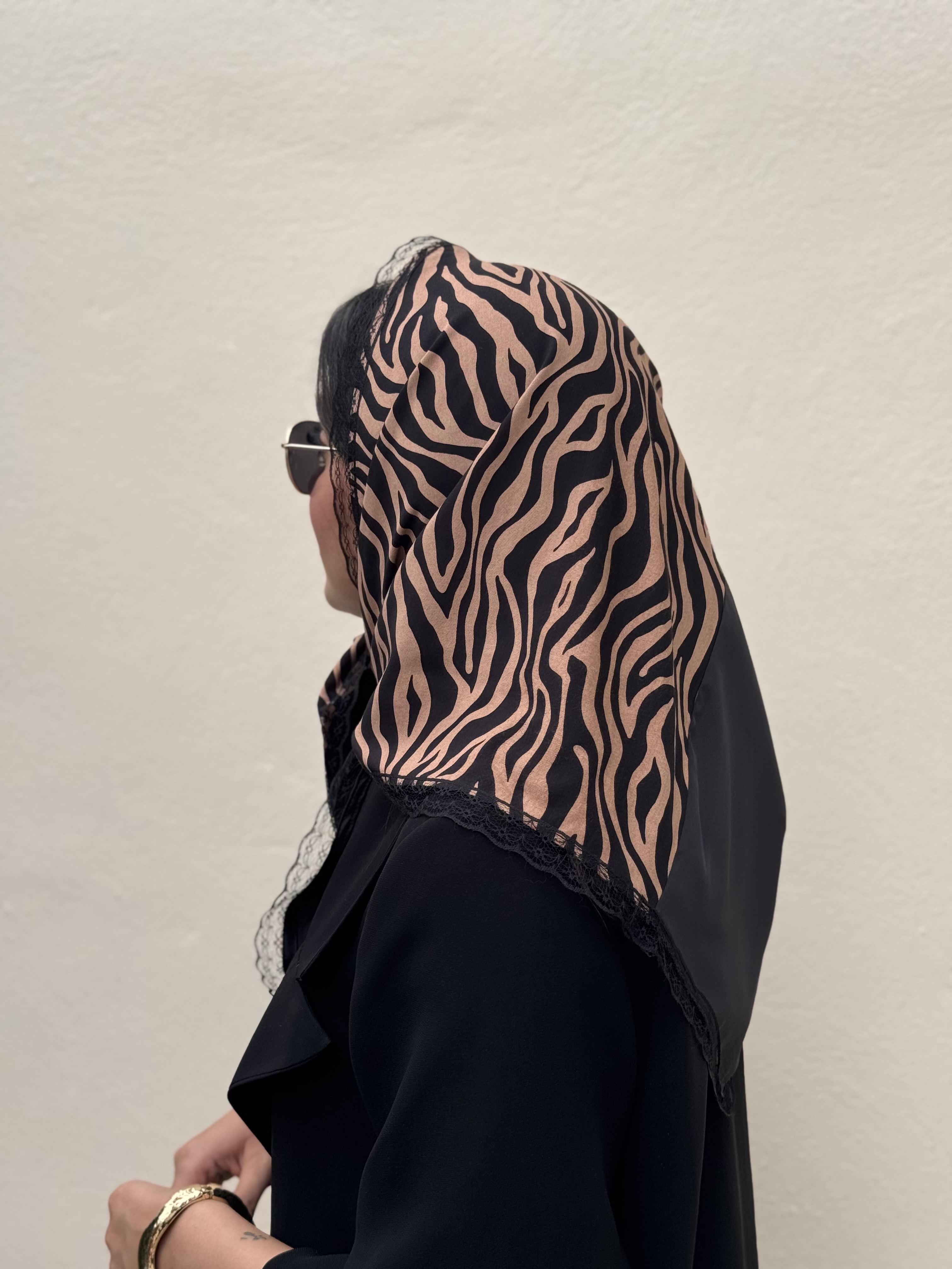 روسری تیکه دوزی