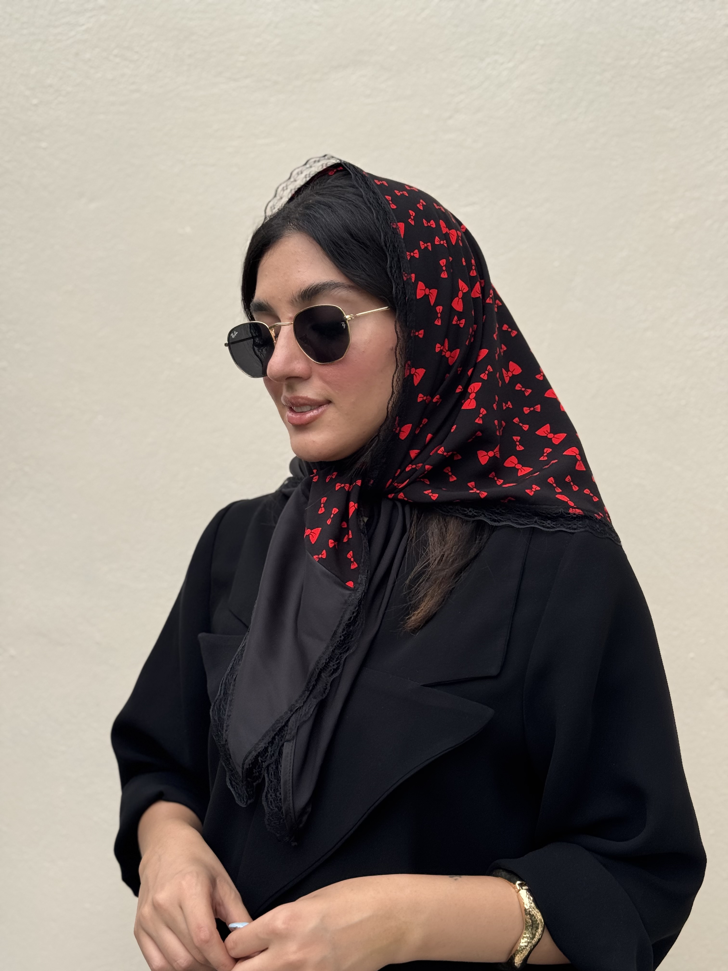 روسری تیکه دوزی