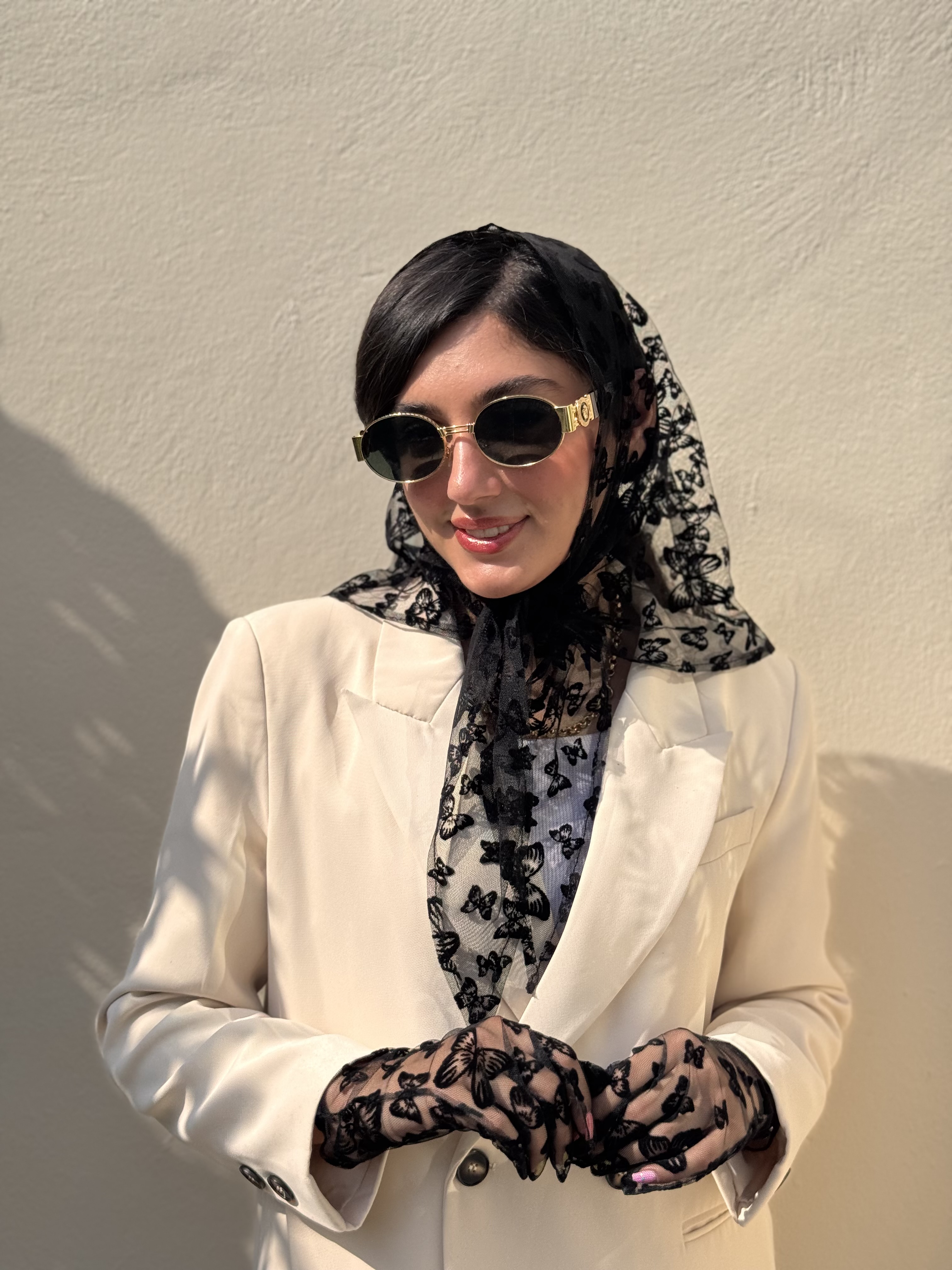 روسری سه گوش پروانه