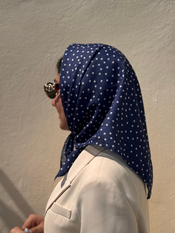 مینی اسکارف نخ خالدار(۱۰۵۶)